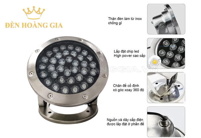 cau-tao-den-led-am-nuoc-36w