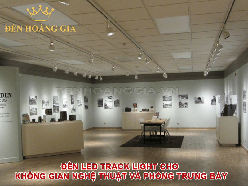 Đèn LED track light cho không gian nghệ thuật và phòng trưng bày