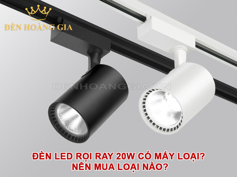 Đèn led rọi ray 20W có mấy loại? Nên mua loại nào?