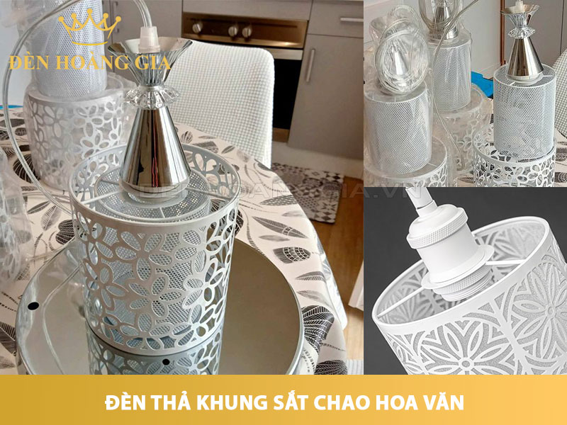Đèn thả chao hoa văn
