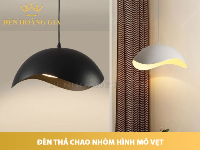 Đèn thả chao nhôm hình mỏ vẹt
