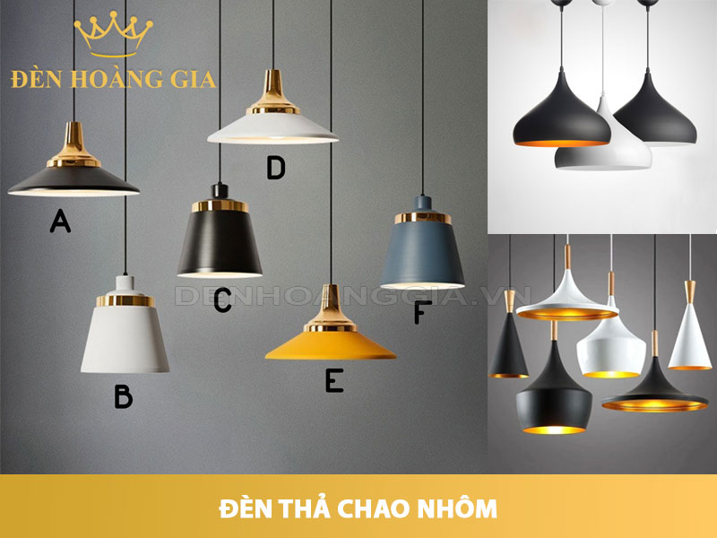 Đèn thả chao nhôm