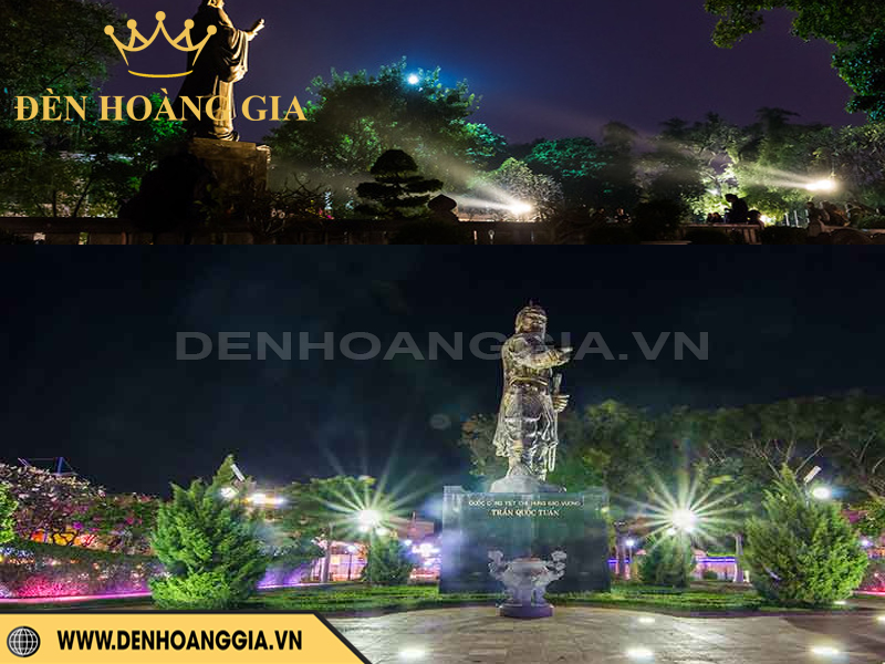Chiếu sáng tượng đá sân vườn