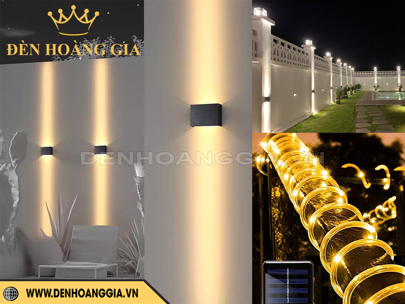 Đèn chiếu sáng vách tường, tường rào