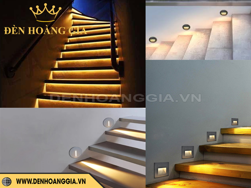 Đèn led sân vườn chiếu sáng bậc thềm
