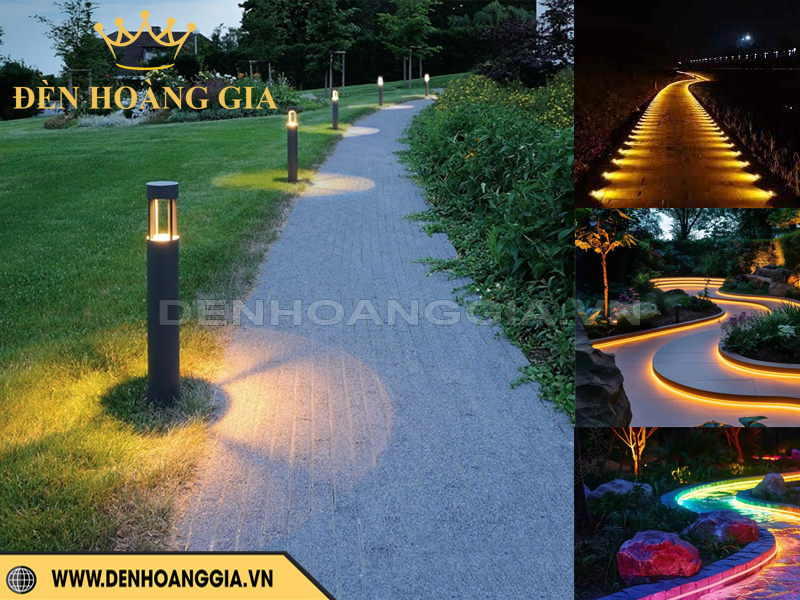 Đèn led sân vườn chiếu sáng lối đi