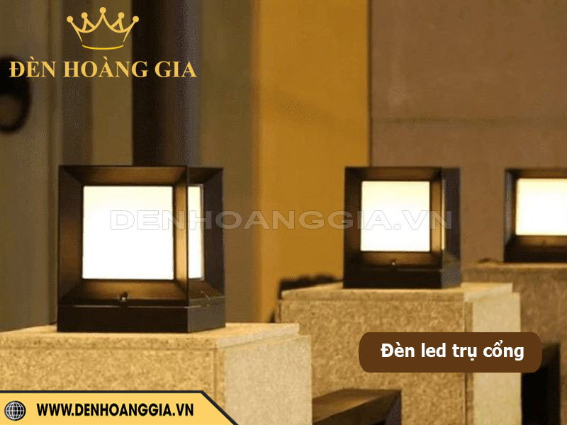 Chi phí mua đèn led trụ cổng sân vườn bao nhiêu tiền?