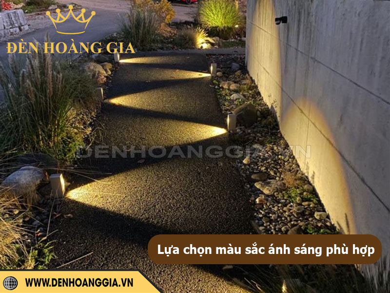 Lựa chọn màu sắc ánh sáng phù hợp