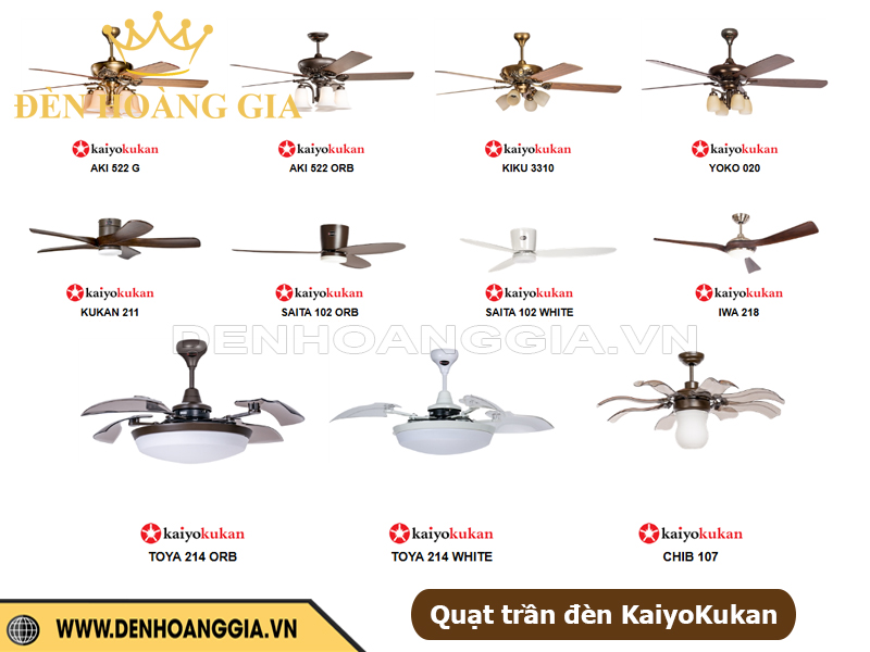 Quạt trần đèn KaiyoKukan