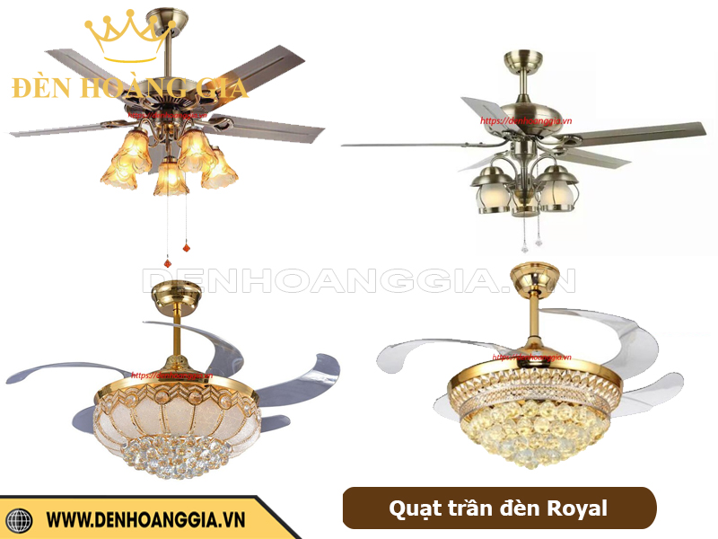 Quạt trần đèn Rolux