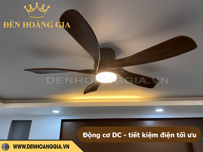 Quạt trần đèn dộng cơ DC tiết kiệm điện
