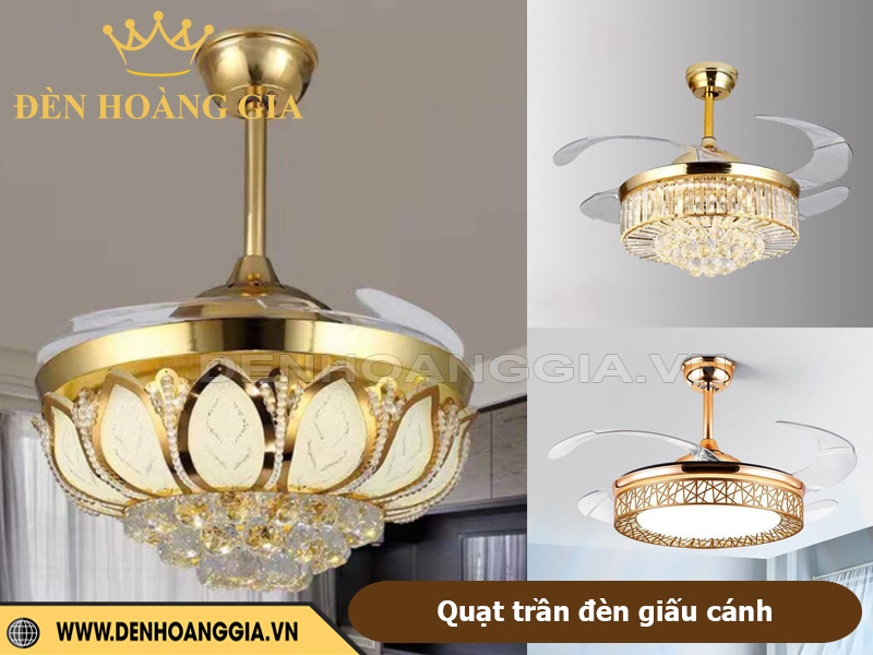 Quạt trần đèn giấu cánh là gì?