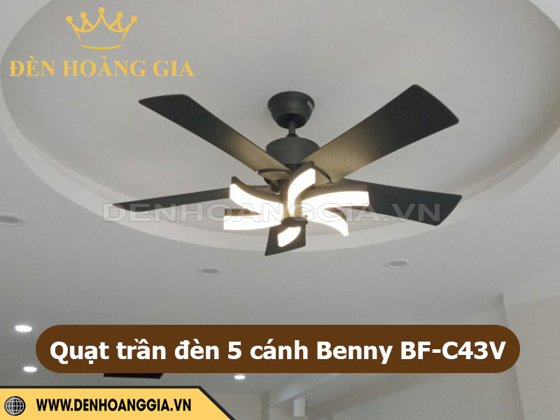 Quạt trần đèn Benny BF-C43V