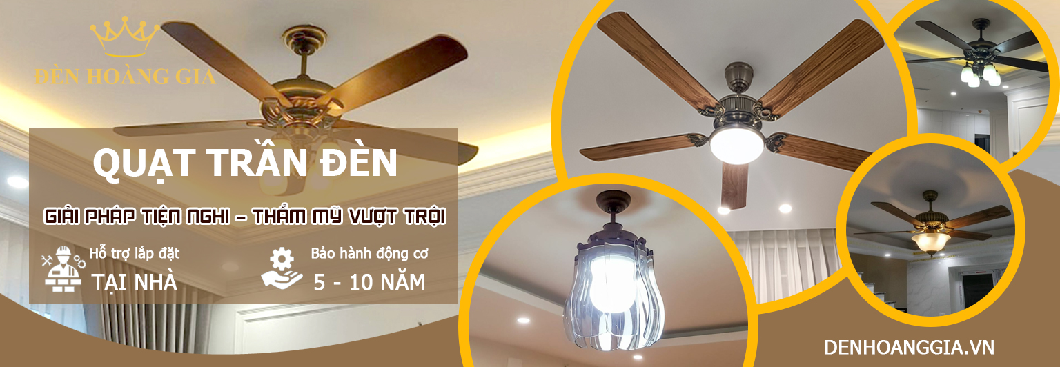 Banner Quạt trần đèn