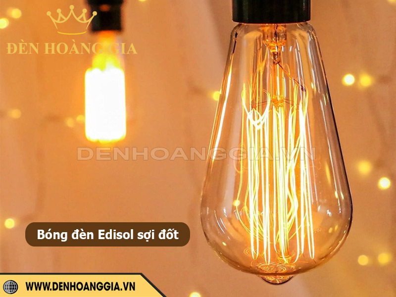 Bóng Edison sợi đốt carbon