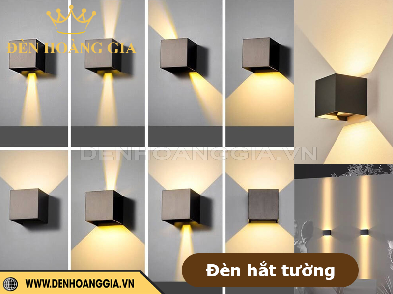 Các kiểu đèn hắt tường