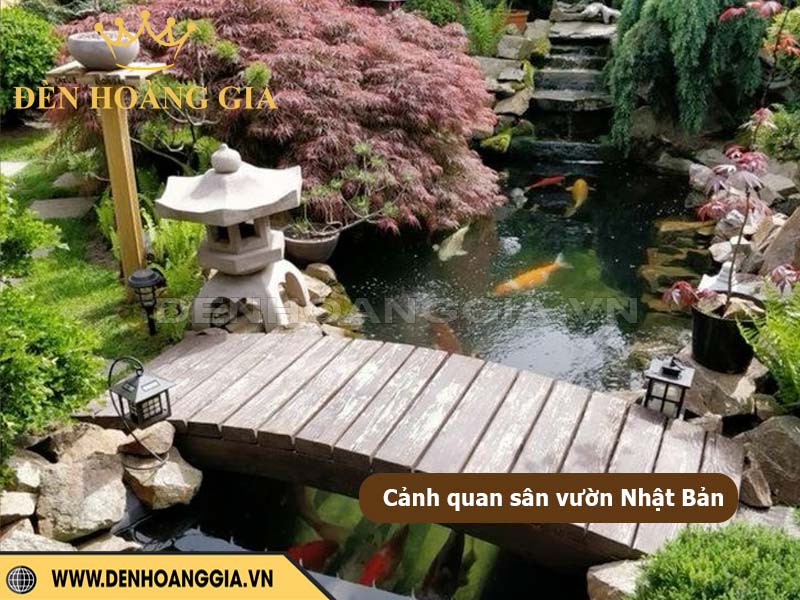 Cảnh quan và tiểu cảnh trong sân vườn Nhật