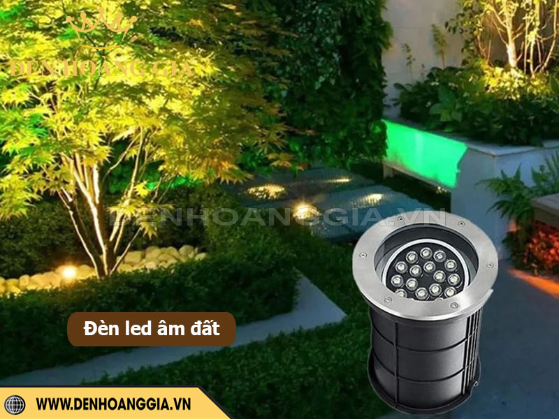 Cấu tạo đèn led âm đất chiếu sáng bãi cỏ