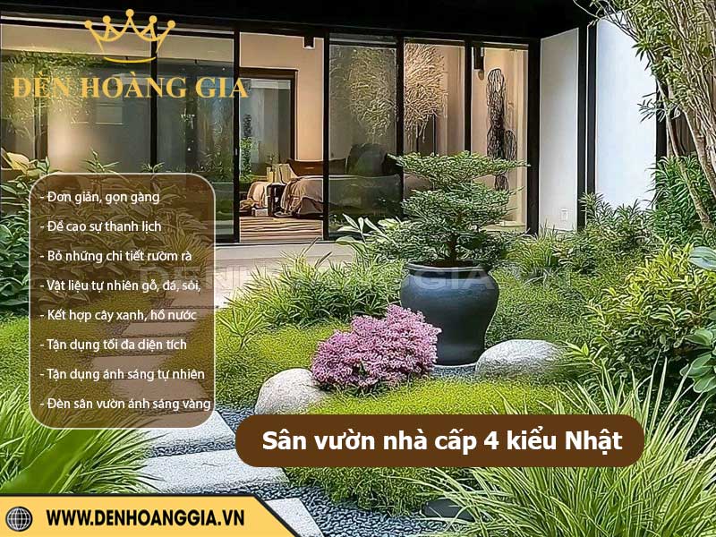 Đặc điểm nhà cấp 4 sân vườn kiểu Nhật