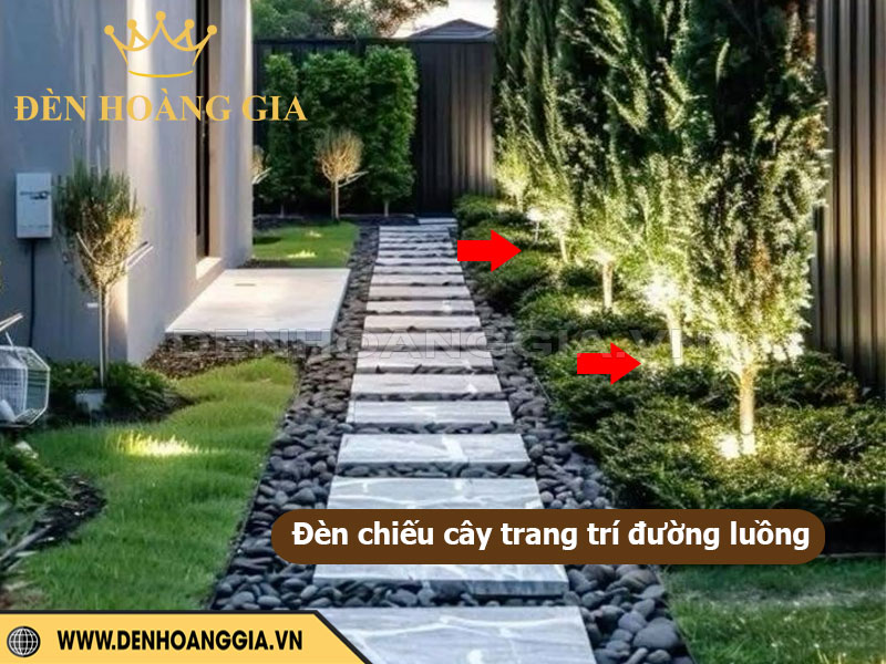 Đèn led chiếu cây dạng chân đế chiếu sáng cây cối đường luồng