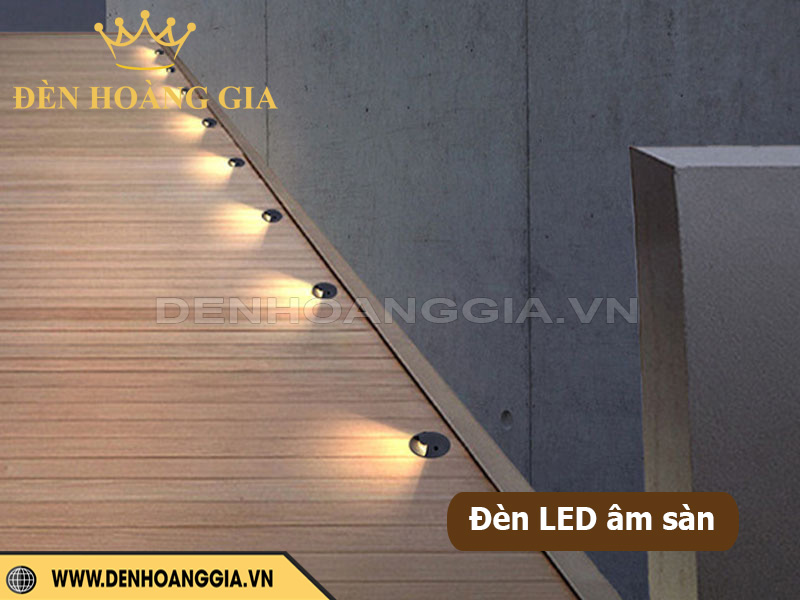 Đèn LED âm sàn cho hiên nhà