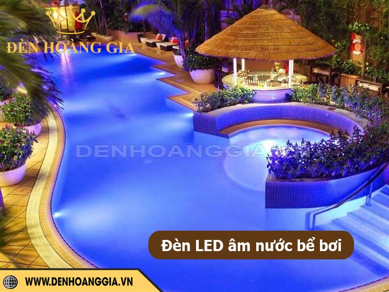 Đèn LED âm nước chiếu sáng hồ bơi, bể bơi