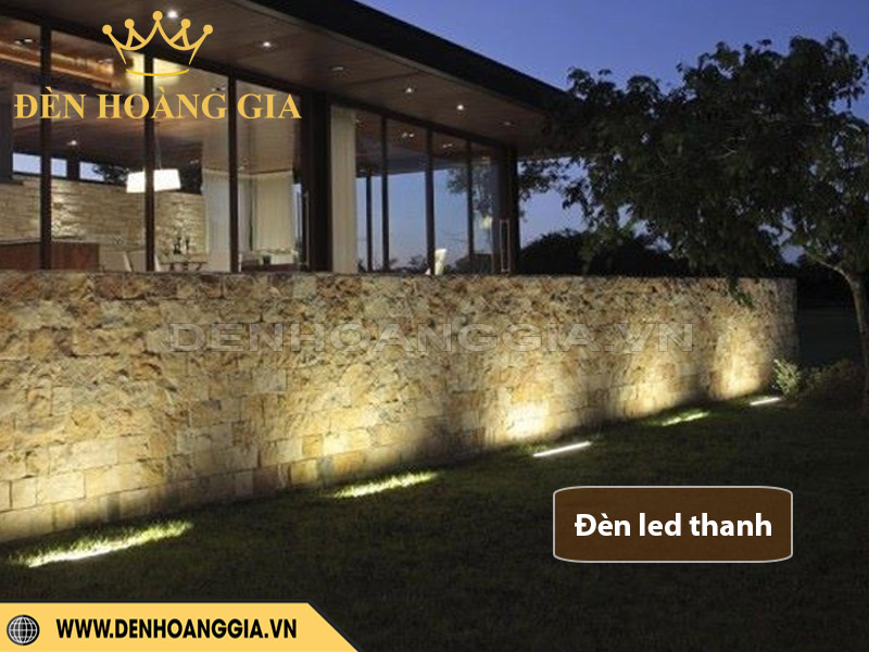 Đèn led thanh chiếu hắt tường với tia sáng tỏa rộng