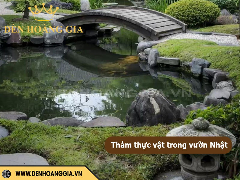 Thảm thực vật trong vườn Nhật