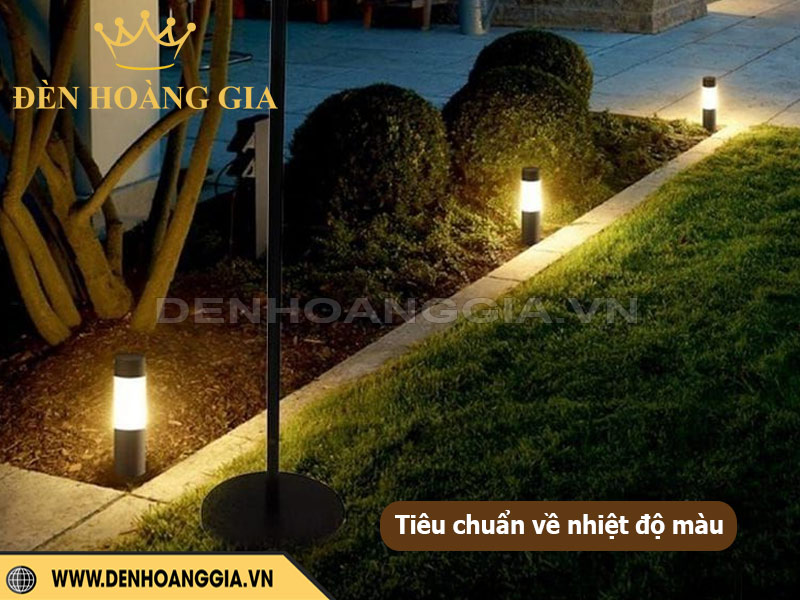 Tiêu chuẩn nhiệt độ màu trong chiếu sáng sân vườn