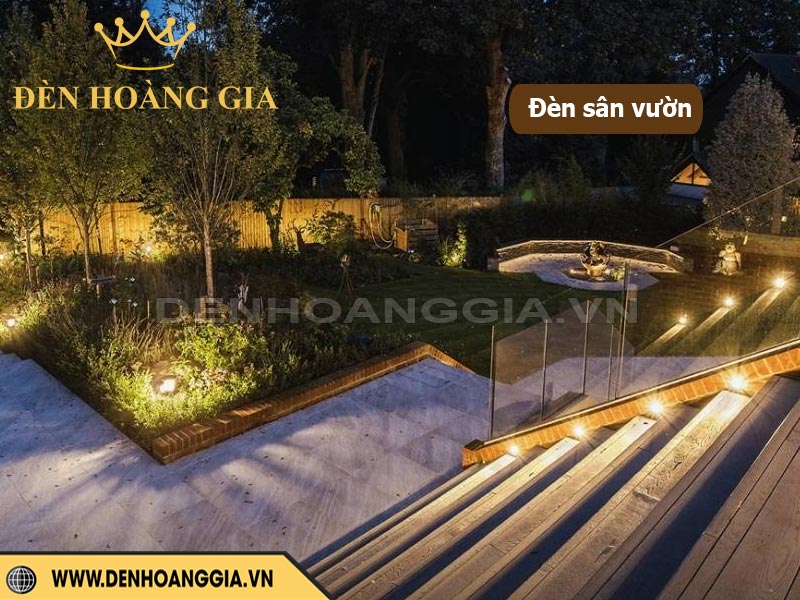 Ứng dụng đèn led sân vườn