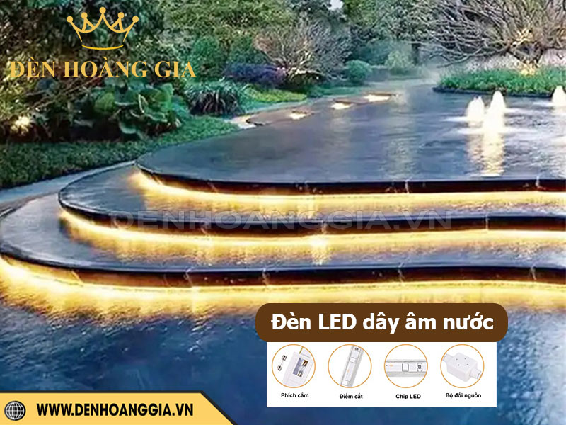 Đặc điểm cấu tạo giúp đèn LED dây âm nước có tuổi thọ cao