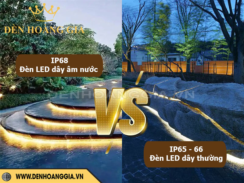 Tiêu chuẩn chống nước đèn âm nước và thường