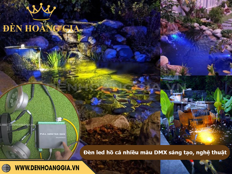 Đèn led hồ cá DMX mang tính sáng tạo, nghệ thuật