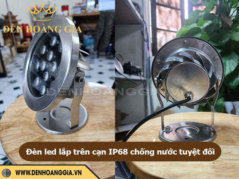 Đèn led Inox 304 lắp trên cạn IP68