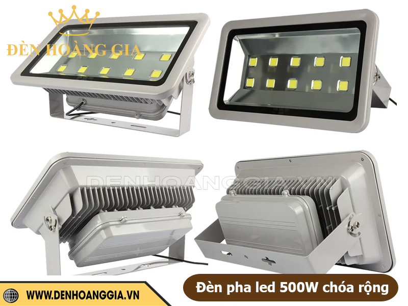 Đèn pha led chóa rộng 500W