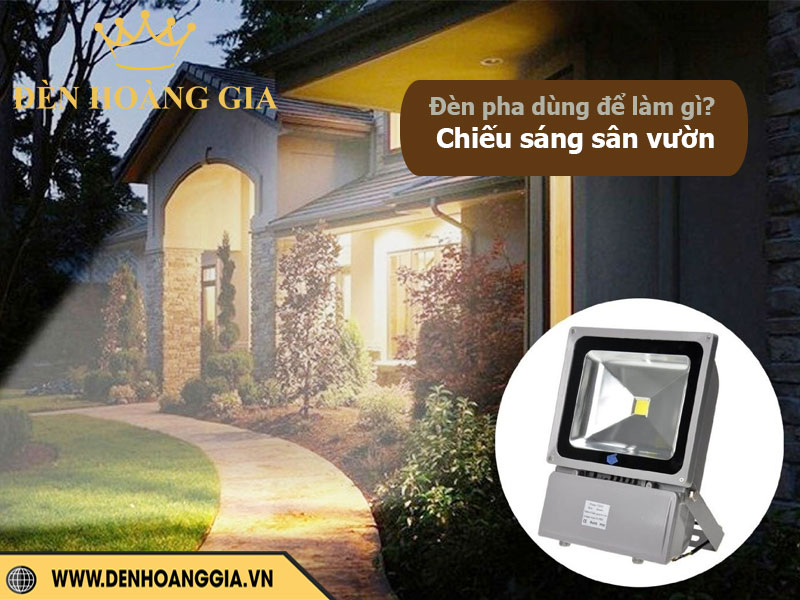 Chiếu sáng trang trí và cảnh quan sân vườn