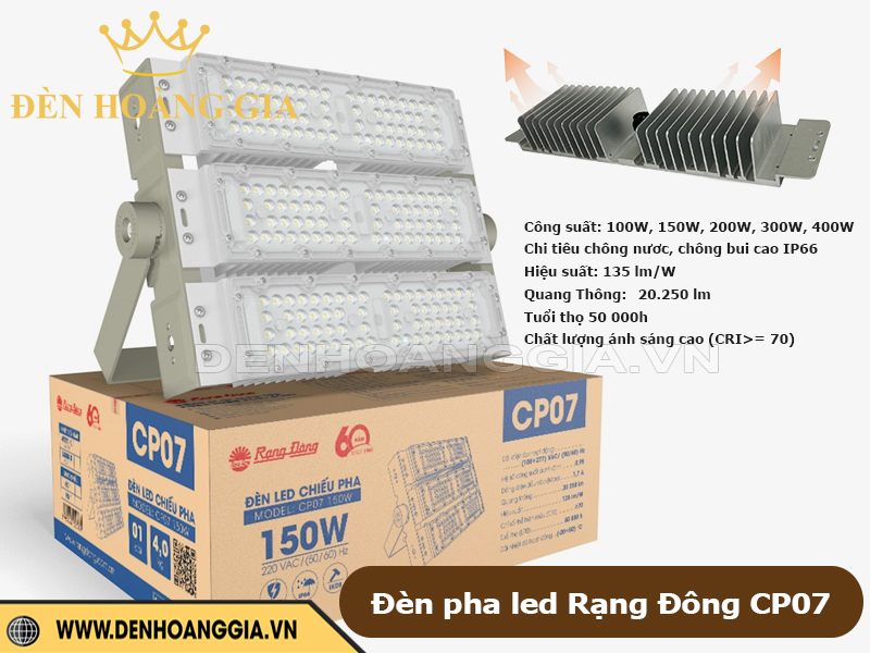 Đèn pha led Rạng Đông CP07