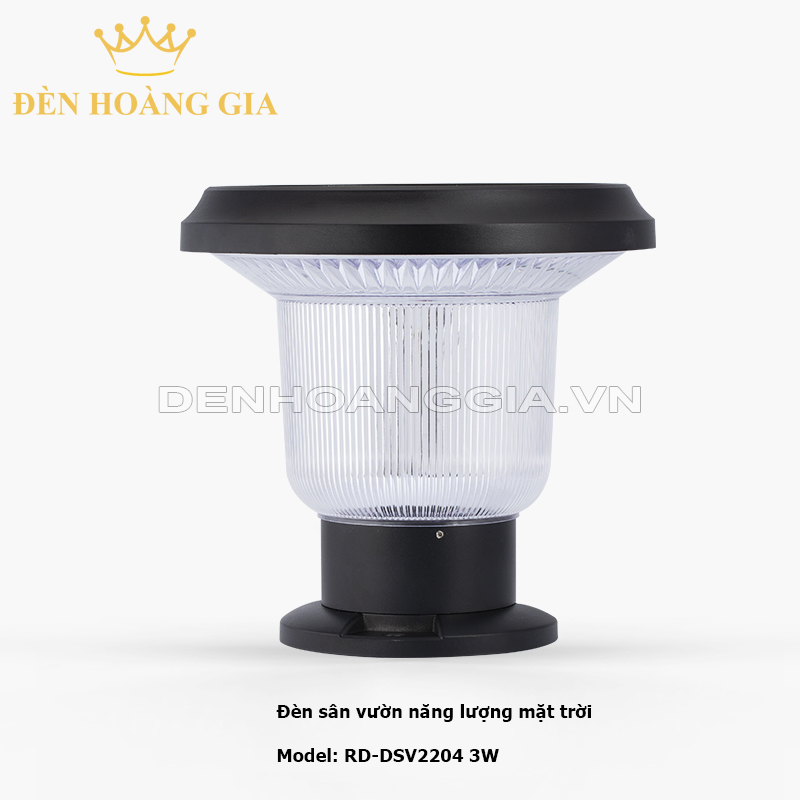 Đèn trụ cổng sân vườn NLMT Rạng Đông
