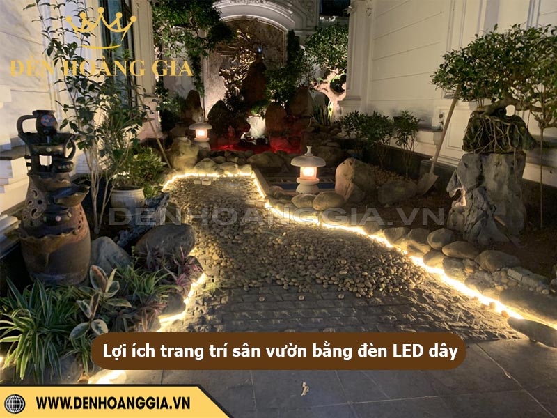 Lợi ích khi sử dụng đèn led dây trang trí hồ cá, tiểu cảnh