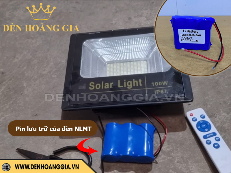 Pin lưu trữ (Battery Storage) đèn NLMT