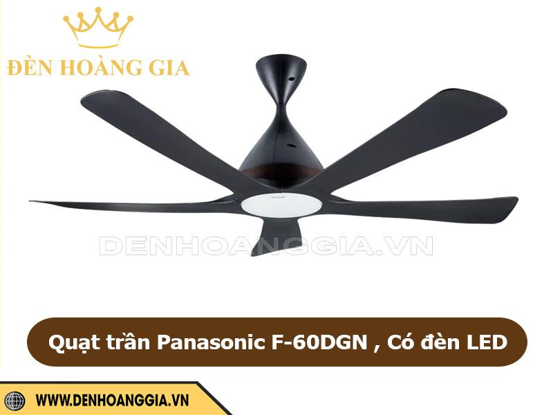 Quạt trần đèn Panasonic F-60DGN 5 cánh có đèn