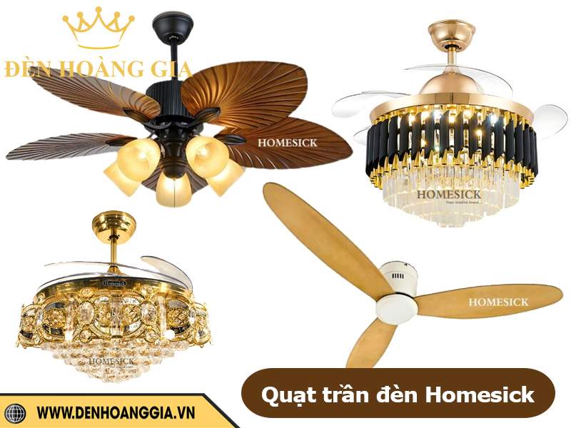 Quạt trần đèn Homesick