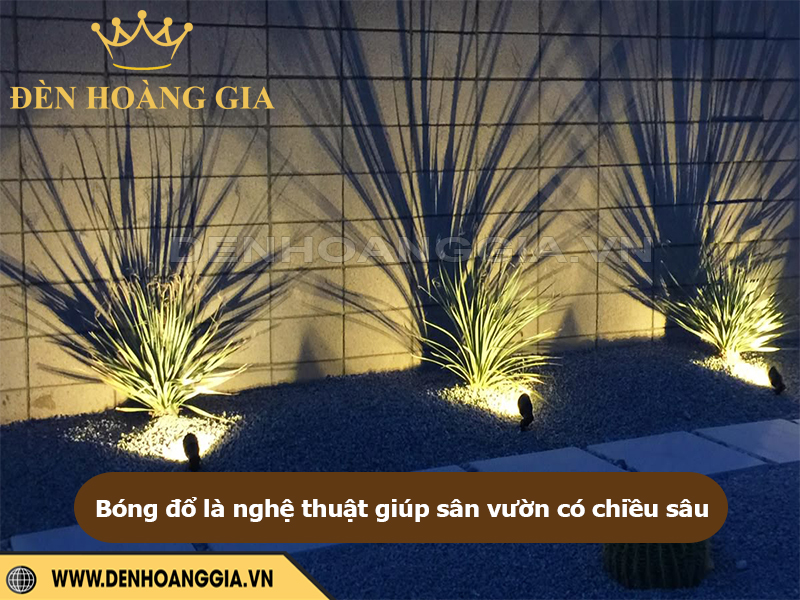 Bóng đổ là nghệ thuật giúp sân vườn có chiều sâu