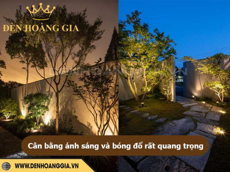 Cân bằng ánh sáng và bóng đổ rất quan trọng