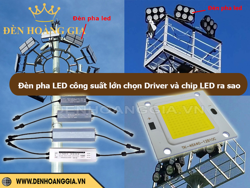 Hướng dẫn chọn driver và chip LED cho đèn pha công suất lớn