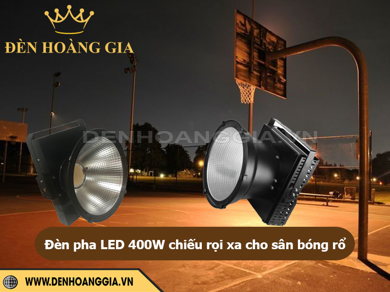 Đèn pha led 400W rọi xa
