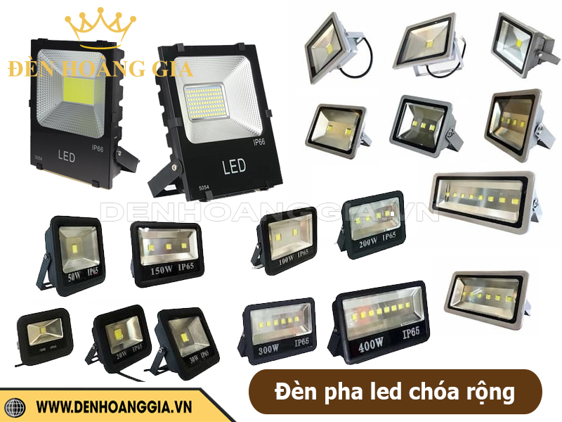 Đèn pha led chóa rộng