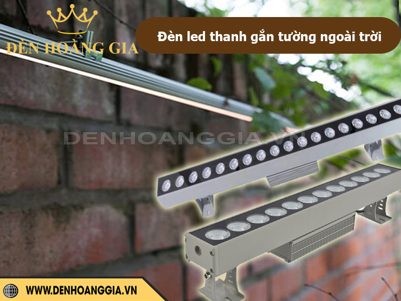 Các loại đèn led thanh gắn tường