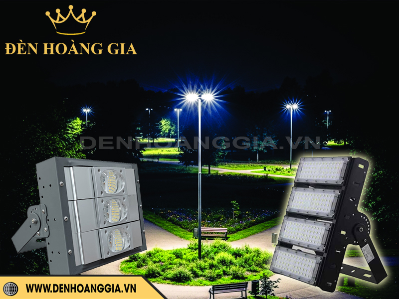 Đèn pha led module chiếu sáng cảnh quan