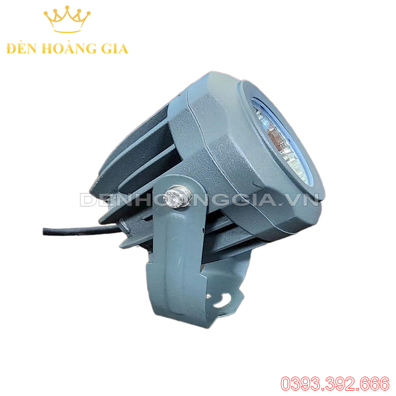 Đèn led chiếu cột hắt tường chiếu cây ngoài trời VIPO xám 40W